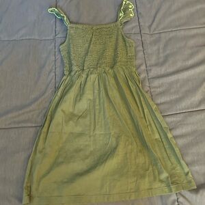 Old Navy Green Smocked Sundress Sleeveless Casual